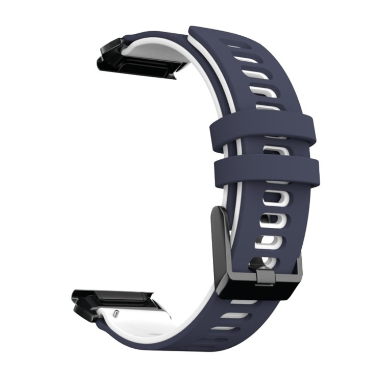 Two-color Silicone Quick Release Watchband, For Garmin Fenix 7, For Garmin Fenix 7X