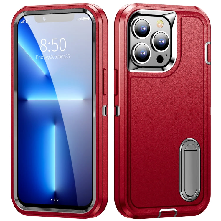 3 in 1 Rugged Holder Phone Case, For iPhone 11 Pro, For iPhone 11 Pro Max