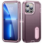3 in 1 Rugged Holder Phone Case, For iPhone 11 Pro, For iPhone 11 Pro Max