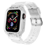 Three-proof Solid Color Integrated Strap For Apple Watch Series, 7 41mm / 6&SE&5&4 40mm / 3&2&1 38mm, 7 45mm / 6&SE&5&4 44mm / 3&2&1 42mm
