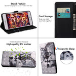 3D Painting Pattern Coloured Drawing Leather Phone Case, For iPhone SE 2022