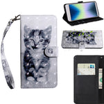 3D Painting Pattern Coloured Drawing Leather Phone Case, For iPhone SE 2022