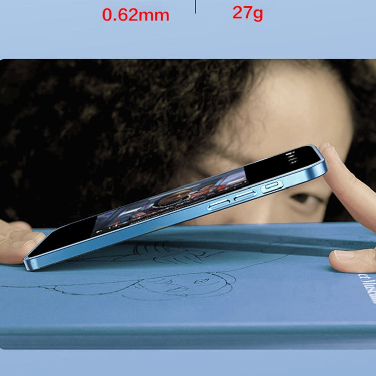 9D Electroplated Edge Len Film Clear PC + TPU Shockproof Case, For iPhone 13 Pro Max