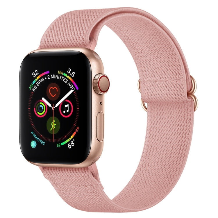 Polyester Nylon Watchband For Apple Watch Series, 7 41mm / 6&SE&5&4 40mm / 3&2&1 38mm, 7 45mm / 6&SE&5&4 44mm / 3&2&1 42mm