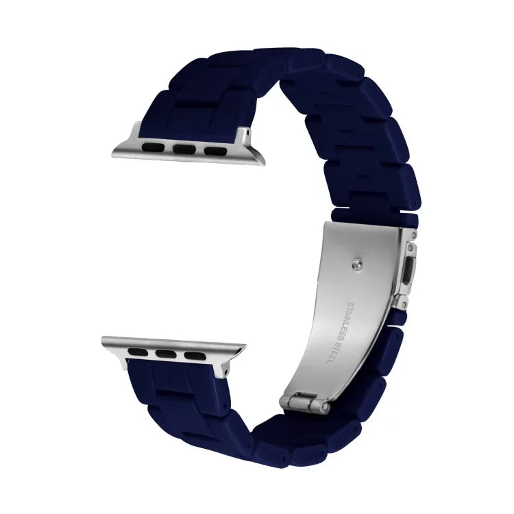 Candy Color Three-Bead Watchband For Apple Watch Series, 7 41mm / 6&SE&5&4 40mm / 3&2&1 38mm, 7 45mm / 6&SE&5&4 44mm / 3&2&1 42mm