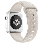 Leopard Embossing Silicone Watchband For Apple Watch Series, 7 41mm / 6&SE&5&4 40mm / 3&2&1 38mm, 7 45mm / 6&SE&5&4 44mm / 3&2&1 42mm