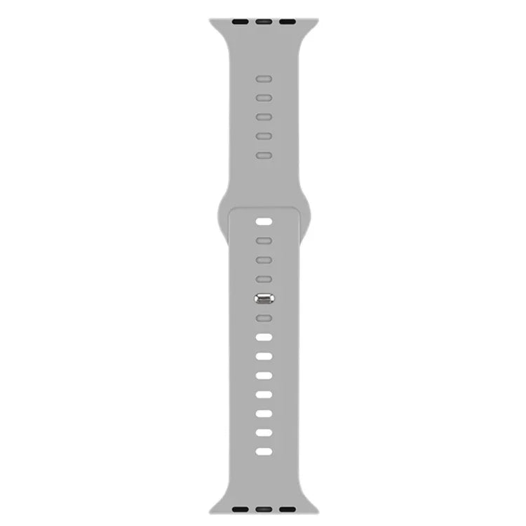 Liquid Silicone Watchband For Apple Watch Series, 7 45mm / 6&SE&5&4 44mm / 3&2&1 42mm