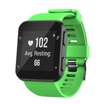 Black Buckle Silicone Watchband, For Garmin Forerunner 35