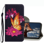Coloured Drawing Pattern Leather Phone Case, For iPhone 13 mini, For iPhone 13, For iPhone 13 Pro