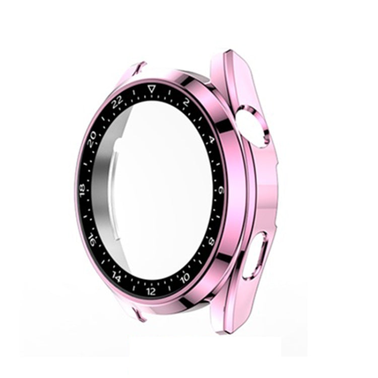 Scale Electroplated PC + Tempered Glass Watch Case, For Huawei Watch 3 Pro