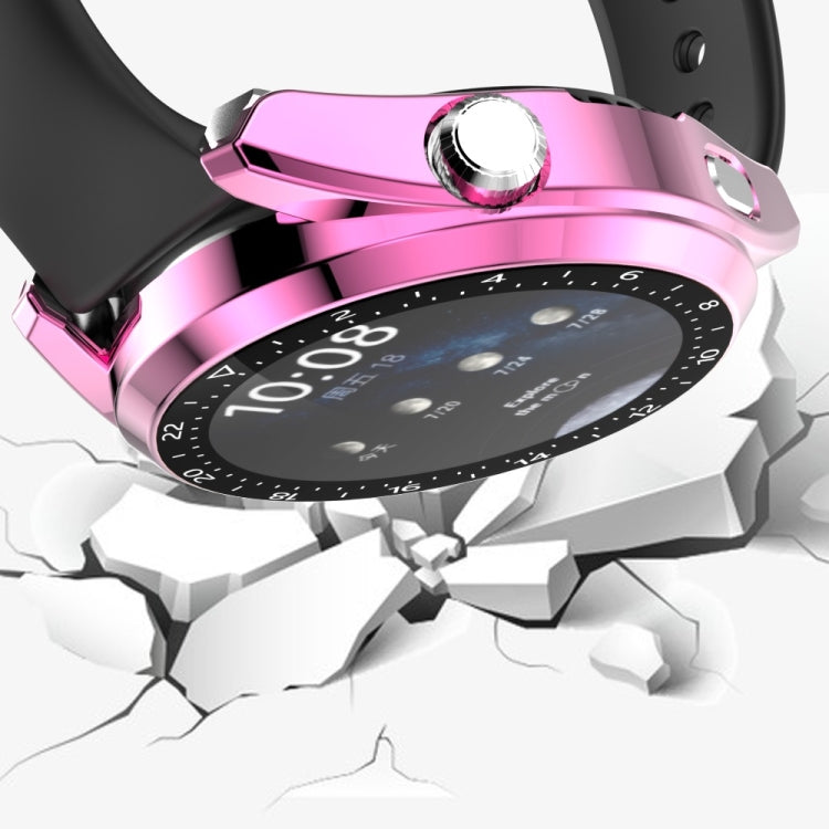 Scale Electroplated PC + Tempered Glass Watch Case, For Huawei Watch 3 Pro