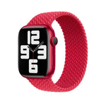 Nylon Braided Watch Band For Apple Watch Series 7 41mm / 6&SE&5&4 40mm / 3&2&1 38mm, 130mm, 145mm, 155mm