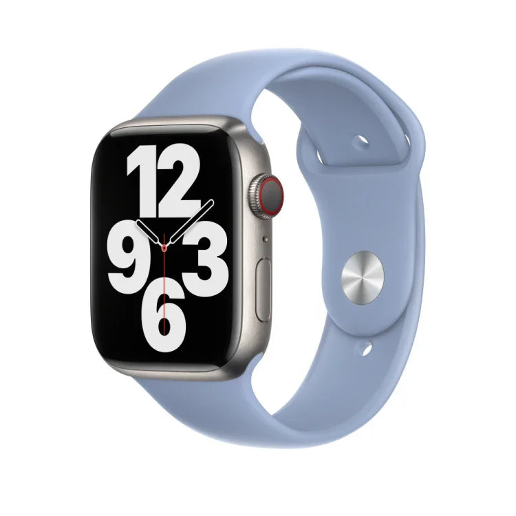 Silicone Watch Band For Apple Watch Series, For Apple Watch 42mm / 41mm / 40mm / 38mm, For Apple Watch 46mm / 49mm / 45mm / 44mm