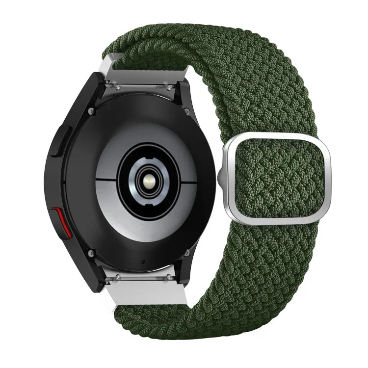 Adjustable Woven Watch Band, For Samsung Galaxy Watch4 40mm / 44mm