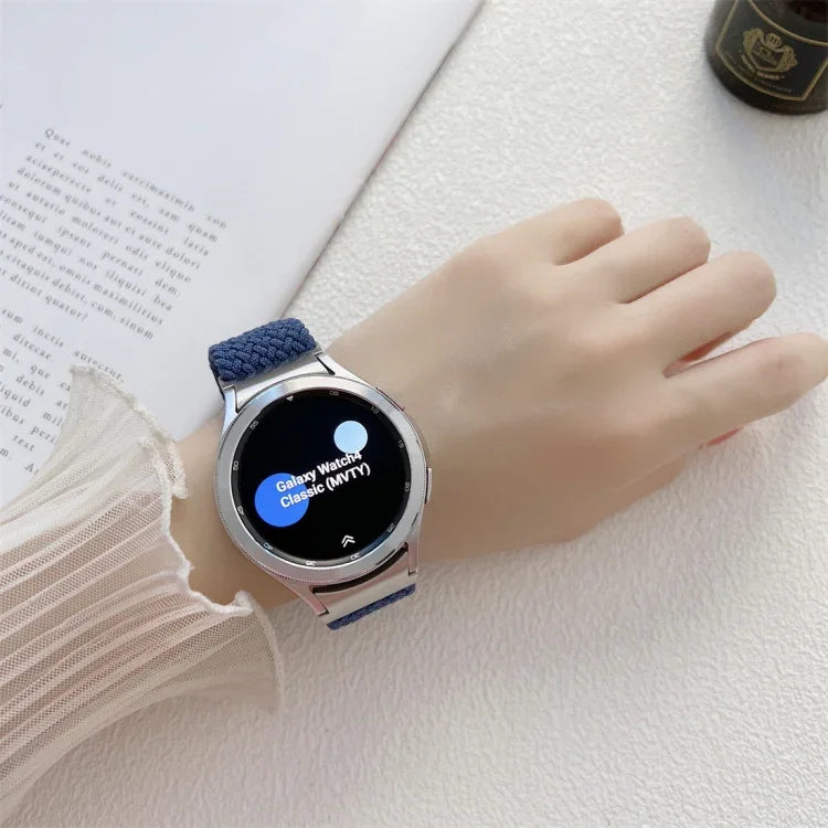 Adjustable Woven Watch Band, For Samsung Galaxy Watch4 40mm / 44mm