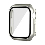 Waterproof PC+Tempered Film Watch Case, For Apple Watch Series 9 / 8 / 7 41mm, For Apple Watch Series 9 / 8 / 7 45mm