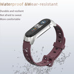 For Xiaomi Mi Band 6 / 5 Mijobs Flat Hole Silicone Watch Band, CS Case, GT Case, Plus Case, TF Case