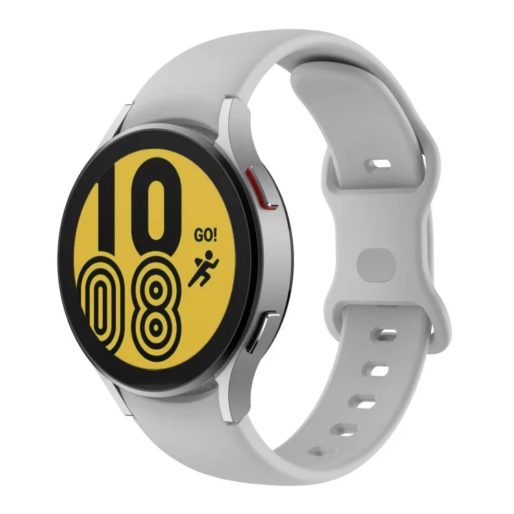 Butterfly Buckle Silicone Watch Band, For Samsung Galaxy Watch4 Classic 42mm / Watch4 40mm, For Samsung Galaxy Watch4 Classic 46mm / Watch4 44mm, For Samsung  Galaxy Watch4 Classic 46mm / Watch4 44mm, For Samsun Galaxy Watch4 Classic 46mm / Watch4 44mm