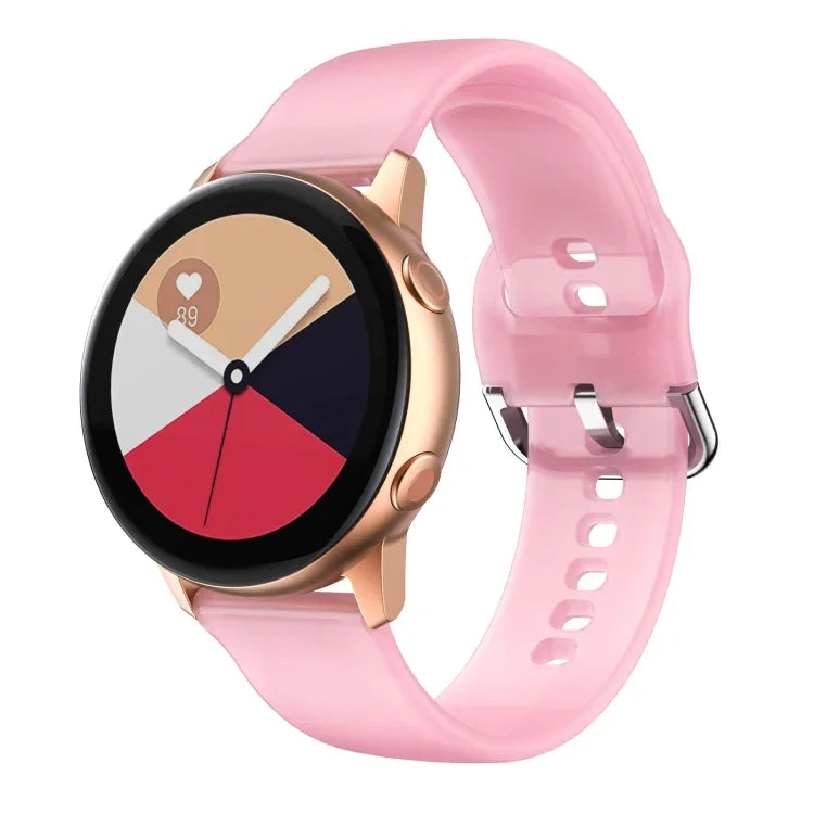 Silicone Watch Band, For Samsung Galaxy Watch4 40/44mm, For Samsung Galaxy Watch4 Classic 42/46mm