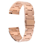22mm Three-bead Steel Watch Band