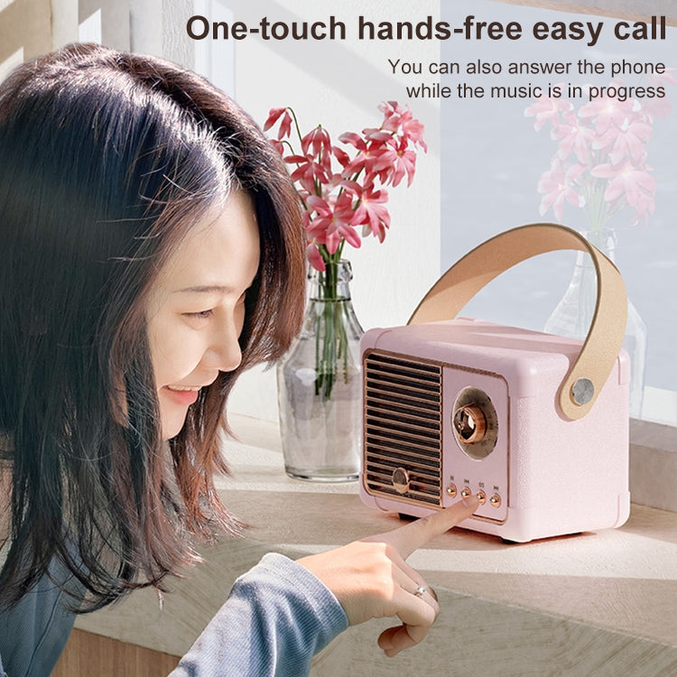 HM11 PLUS Portable HIFI Mini Retro Wireless Bluetooth Speaker, HM11 PLUS (Purple), HM11 PLUS (Pink), HM11 PLUS (Green), HM11 PLUS (Yellow), HM11 PLUS (Black)