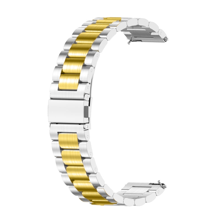 Three-bead Metal Steel Watch Band, For Huawei GT 3 Pro 43mm, For Huawei GT 3 Pro 46mm