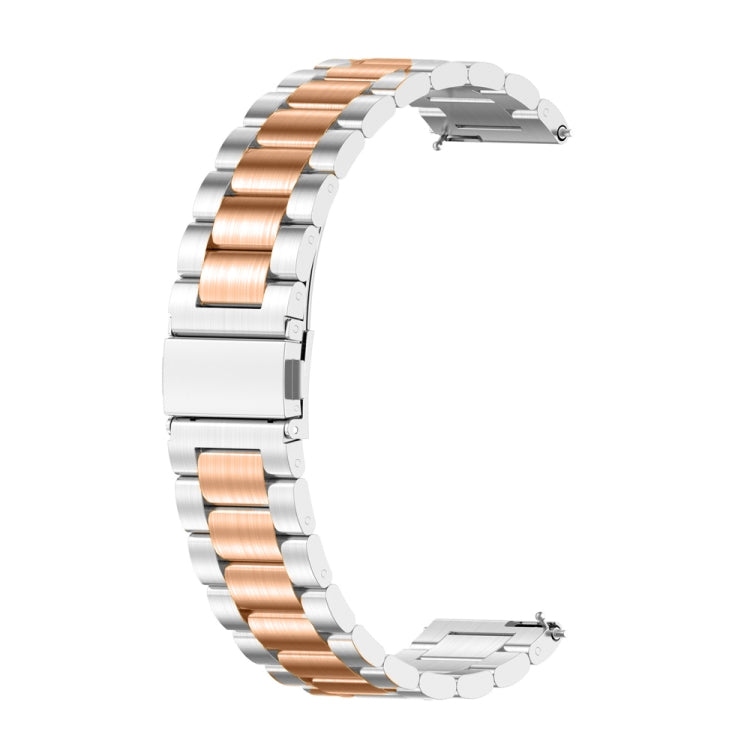 Three-bead Metal Steel Watch Band, For Huawei GT 3 Pro 43mm, For Huawei GT 3 Pro 46mm