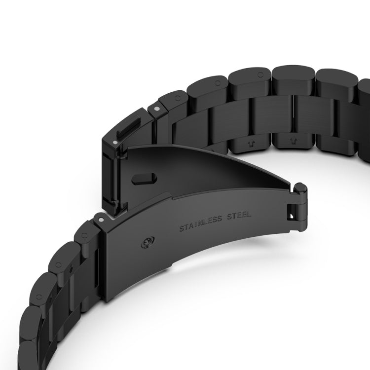 Three-bead Metal Steel Watch Band, For Huawei GT 3 Pro 43mm, For Huawei GT 3 Pro 46mm