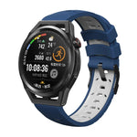 Trapezoidal Three-row Hole Silicone Watch Band, For Samsung Galaxy Watch 4 / Watch4 Classic, For Samsung Galaxy Watch 42mm, For Samsung Galaxy Watch 46mm, For Samsung Galaxy Watch Active