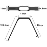 Official Silicone Watch Band, For Xiaomi Mi Band 7 / 7NFC / 6 / 6 NFC / 5 / 5 NFC / Amazfit Band 5