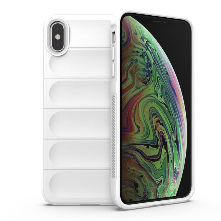 Magic Shield TPU + Flannel Phone Case, For iPhone XS Max
