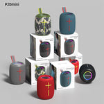 HOPESTAR P20 mini Waterproof Wireless Bluetooth Speaker, P20 mini(Red), P20 mini(Grey), P20 mini(Blue), P20 mini(Black)