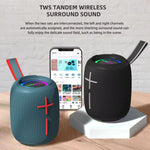 HOPESTAR P20 mini Waterproof Wireless Bluetooth Speaker, P20 mini(Red), P20 mini(Grey), P20 mini(Blue), P20 mini(Black)