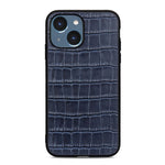 Crocodile Texture Genuine Leather Phone Case, For iPhone 14, For iPhone 14 Plus, For iPhone 14 Pro, For iPhone 14 Pro Max