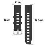 For Garmin Descent G1 / Forerunner 745/945/935 / Approach S62 Solid Color Silicone Watch Band