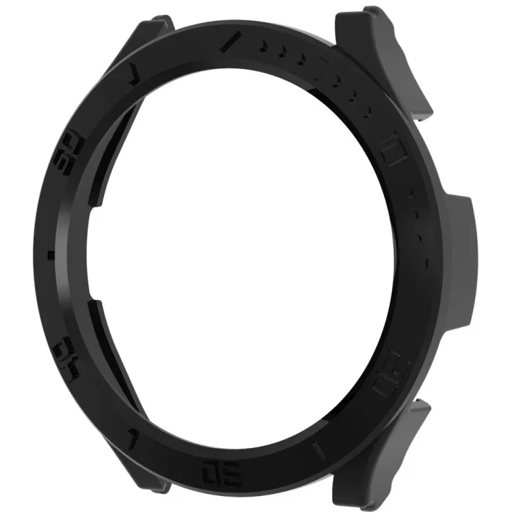 PC Frame Half-pack Watch Case with Scale, For Samsung Galaxy Watch4 40mm, For Samsung Galaxy Watch4 44mm