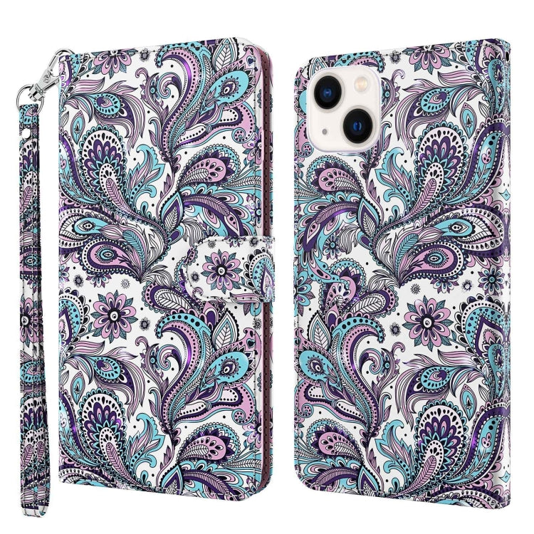 3D Painting Pattern Flip Leather Phone Case, For iPhone 14, For iPhone 14 Plus, For iPhone 14 Pro, For iPhone 14 Pro Max