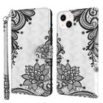 3D Painting Pattern Flip Leather Phone Case, For iPhone 14, For iPhone 14 Plus, For iPhone 14 Pro, For iPhone 14 Pro Max