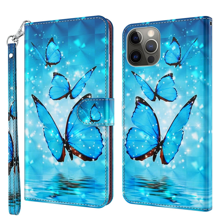 3D Painting Pattern Flip Leather Phone Case, For iPhone 14, For iPhone 14 Plus, For iPhone 14 Pro, For iPhone 14 Pro Max