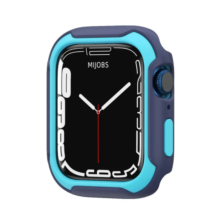 Detachable Two-color Watch Case For Apple Watch Series, 7 41mm / 6&SE&5&4 40mm, 7 45mm / 6&SE&5&4 44mm