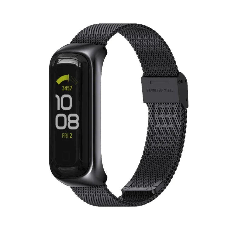 MIJOBS Milan Buckle Stainless Steel Watch Band, For Samsung Galaxy Fit 2