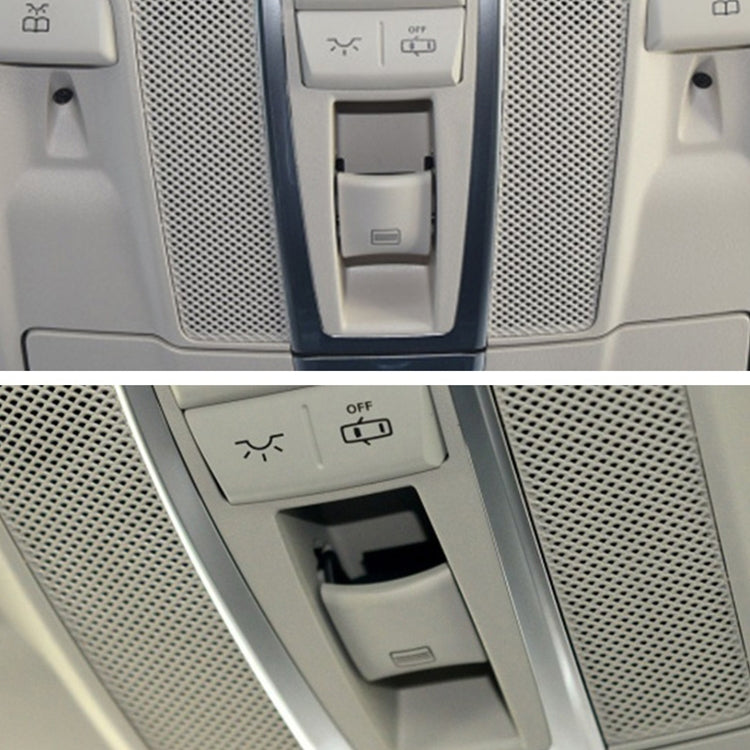 Car Dome Light Button Sunroof Window Switch Button for Mercedes-Benz W166 / W292 2012-, Left Driving, Flat, Convex