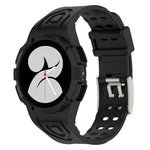 Silicone Integrated Watch Band, For Samsung Galaxy Watch4 40mm, For Samsung Galaxy Watch4 44mm