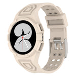 Silicone Integrated Watch Band, For Samsung Galaxy Watch4 40mm, For Samsung Galaxy Watch4 44mm