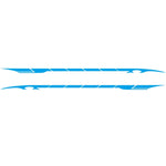 2 PCS/Set D-178 Waistline Pattern Car Modified Decorative Sticker, D-178