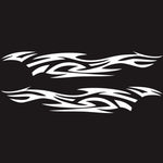 2 PCS/Set D-521 Fire Totem Pattern Car Modified Decorative Sticker, D-521