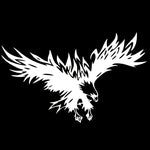 D-733 Eagle Pattern Car Modified Hood Decorative Sticker, D-733