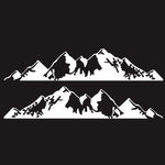 2 PCS/Set D-750 Mountain Pattern Car Modified Decorative Sticker, D-750