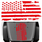 D-778 American Flag Pattern Car Modified Decorative Sticker, D-778