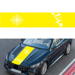 D-864 Compass Pattern Car Modified Decorative Sticker, D-864